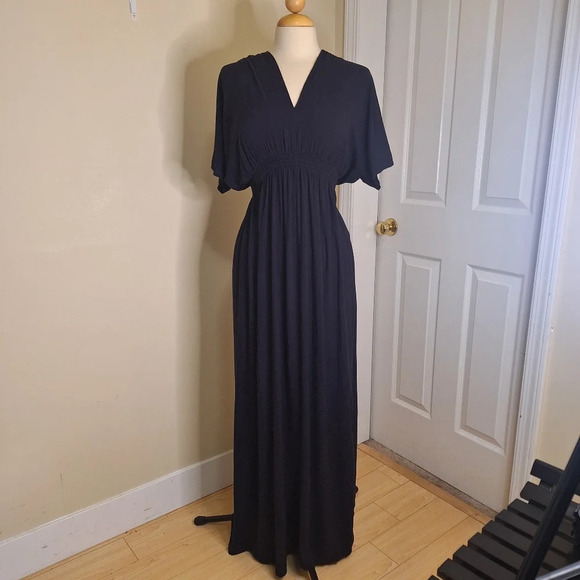 MICHAEL Michael Kors Dresses & Skirts - Michael Kors smocked elastic empire waste dolman short sleeve maxi dress SZ S